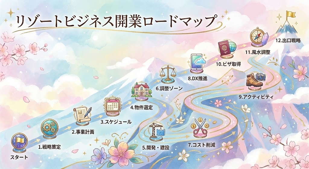 リゾート民泊開業までの完全ロードマップ
