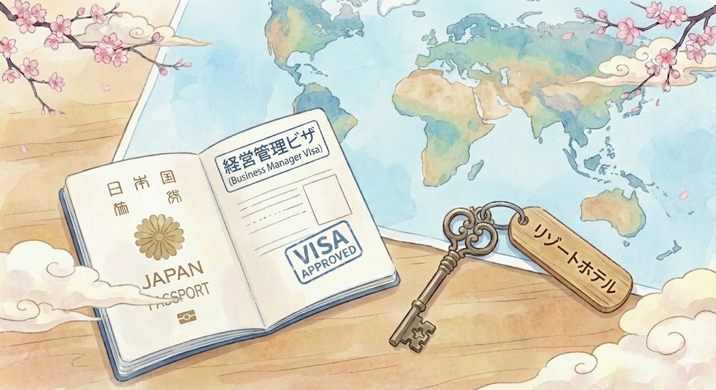 経営管理ビザ リゾート投資 インバウンド 会社設立
