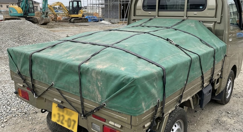 産業廃棄物収集運搬業許可の基準を満たす飛散防止措置