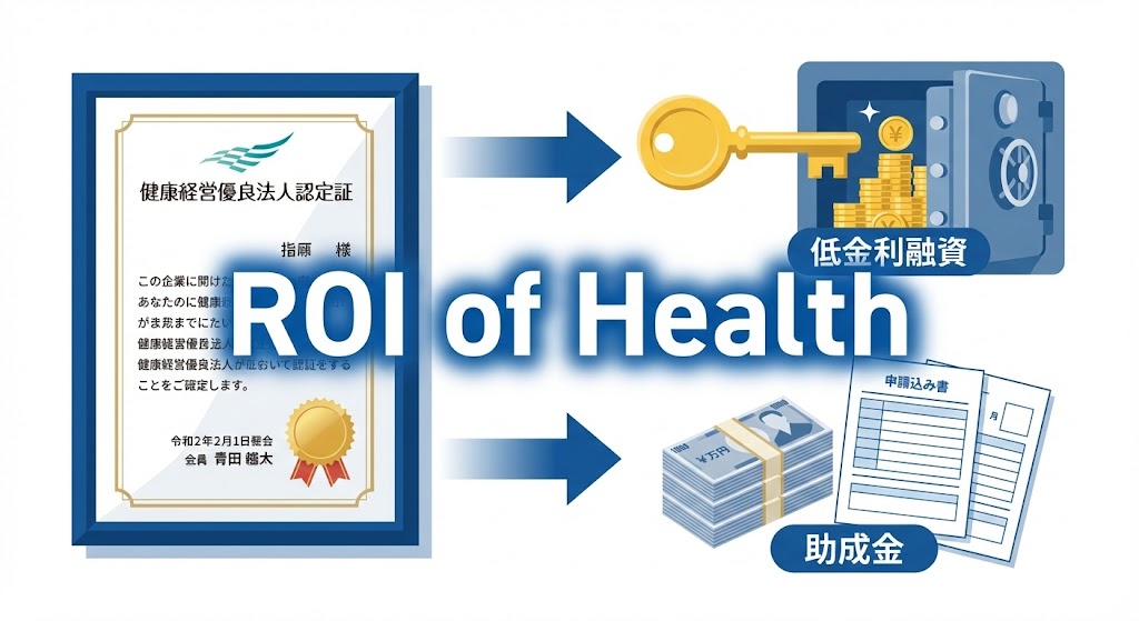 健康経営 メリット 融資 助成金