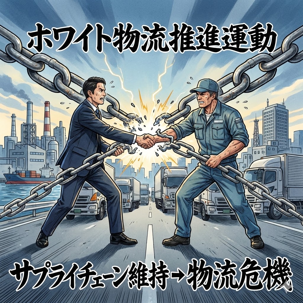 ホワイト物流推進運動 サプライチェーン維持 物流危機