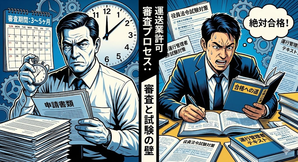 運送業許可 審査期間 役員法令試験