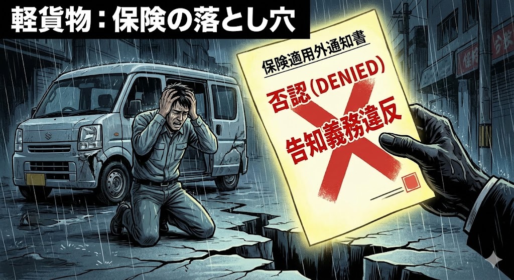 軽貨物 任意保険 審査落ち 告知義務違反
