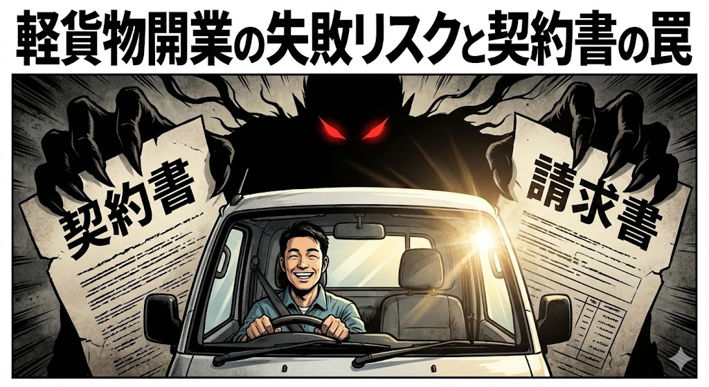 軽貨物開業の失敗リスクと契約書の罠