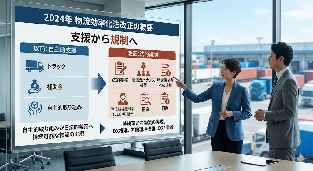 物流計画化法の支援から規制へ