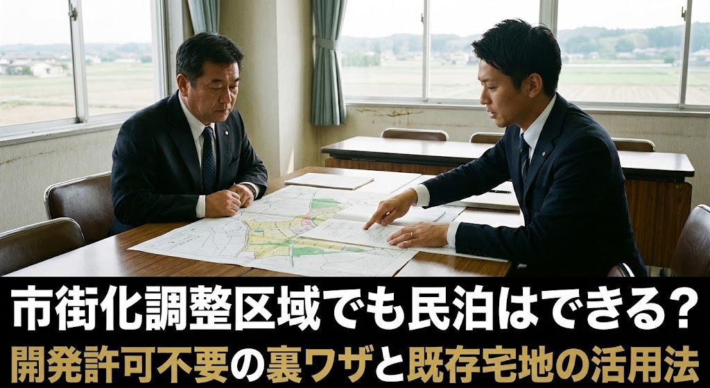 市街化調整区域　民泊