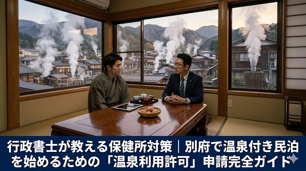 別府で温泉付き民泊を始めるための「温泉利用許可」申請完全ガイド