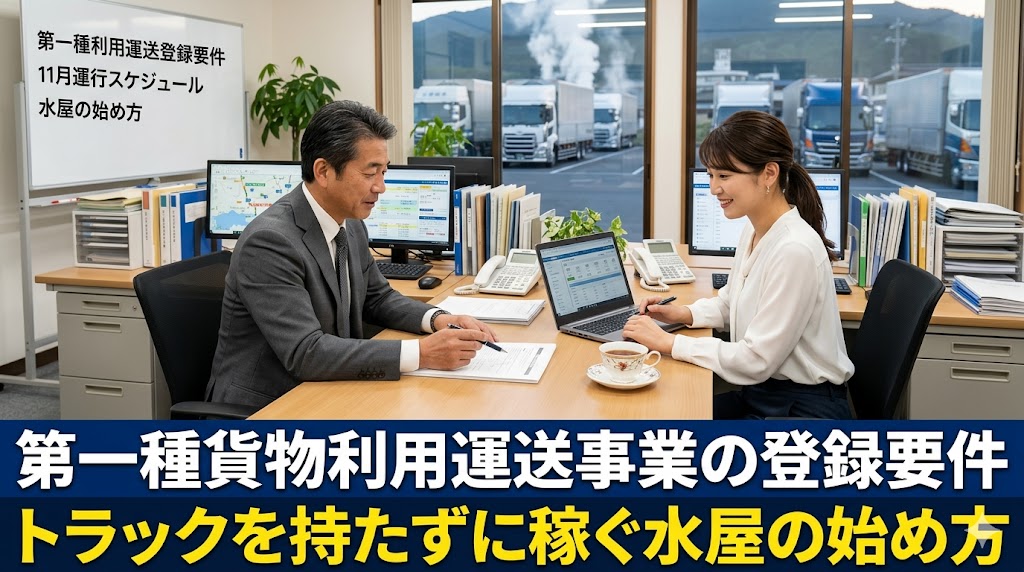 第一種貨物利用運送事業の登録要件