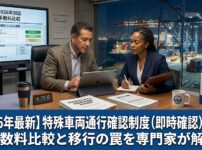 【2026年最新】特殊車両通行確認制度（即時確認）とは？